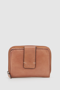 Tara Leather Small Tab Wallet