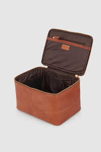 Bronte Leather Beauty Case