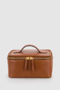 Bronte Leather Small Beauty Case