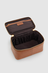 Bronte Leather Small Beauty Case