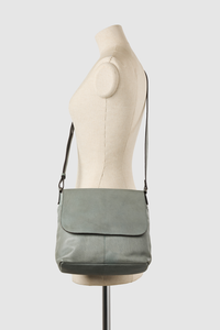 Maya Leather Flap Crossbody Bag