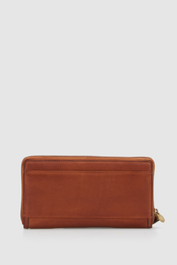 Bria Leather Zip Large Wallet