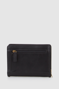 Bria Leather Zip Medium Wallet