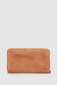 Suzy Leather Zip Large Wallet