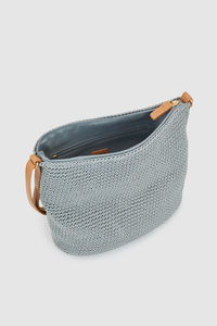 Rayon Crochet Crossbody Bag