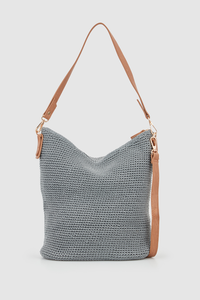 Rayon Crochet Bucket Bag