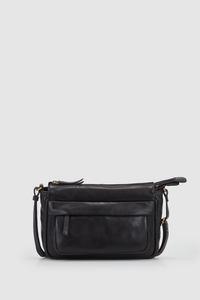 Leo Leather Crossbody Bag