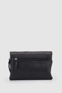 Malea Leather Flap Crossbody Bag