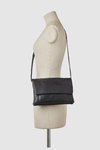 Malea Leather Flap Crossbody Bag