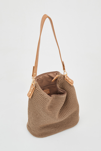 Rayon Crochet Bucket Bag