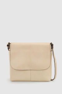 Maya Leather Flap Crossbody Bag