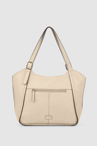 Maya Leather Buckle Tote Bag