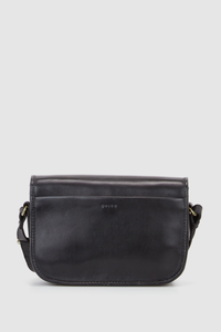 Ivy Leather Flap Crossbody Bag