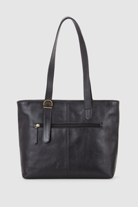 Ivy Leather Buckle Tote Bag