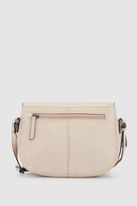 Maya Leather Flap Crossbody Bag