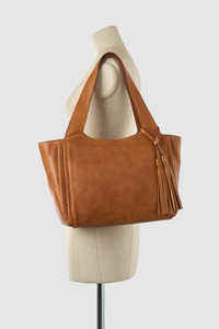 Mila Leather Tote Bag