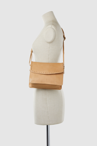 Mila Leather Flap Crossbody Bag