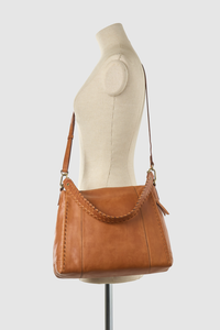 Mila Leather Hobo Bag