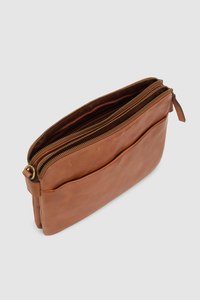 Bronte Leather Slim Crossbody Bag