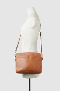 Bronte Leather Slim Crossbody Bag