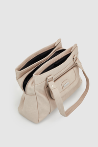 Flap Pocket Tote Bag