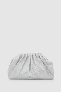 Ruched Clutch Bag