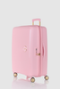 pink travel passport bag