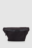 black travel bum bag