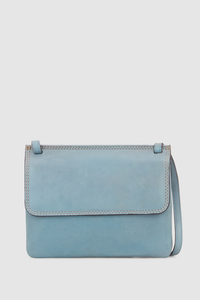 Maya Leather Double Flap Crossbody