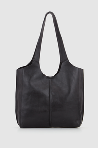 Clio Leather Unlined Tote Bag