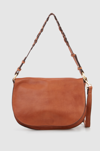 Aria Leather Flap Crossbody Bag