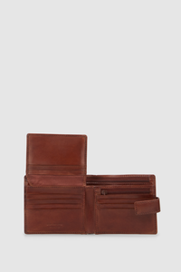 Leather Wallet & Glasses Case