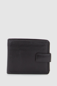 RFID Lucas Leather Tab Wallet