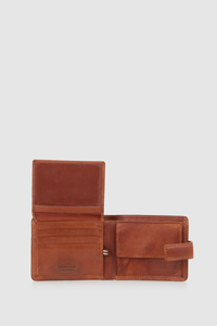 RFID Lucas Leather Tab Wallet