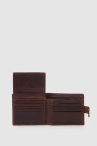 RFID Leather Tab Wallet