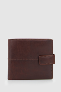 RFID Leather Tab Wallet