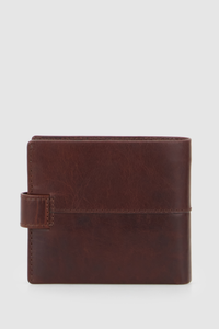 RFID Leather Tab Wallet