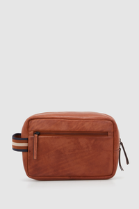 Lucas Leather Washbag