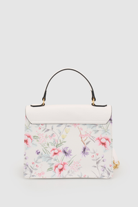 Floral Top Handle Bag