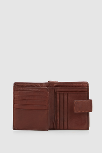 Leather Small Tab Wallet