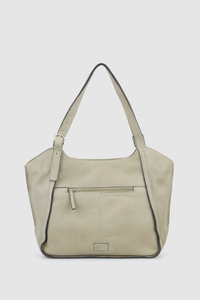 Maya Leather Buckle Tote Bag