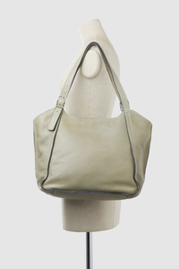 Maya Leather Buckle Tote Bag