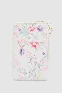 Floral Travel Wallet