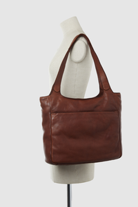 Alia Leather Multi-Zip Tote Bag