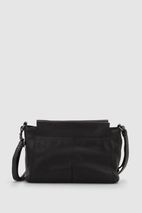 Lo Leather Multi-Zip Crossbody Bag