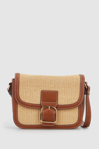 Straw Crossbody Bag