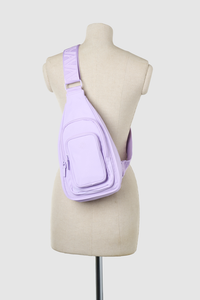 Gia Multi Pocket Nylon Sling Bag