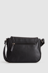 Zip Pocket Flap Crossbody Bag