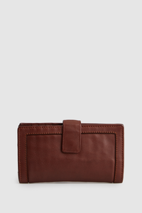 Leather Large Tab Wallet