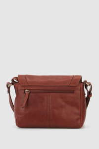 Remi Leather Flap Crossbody Bag